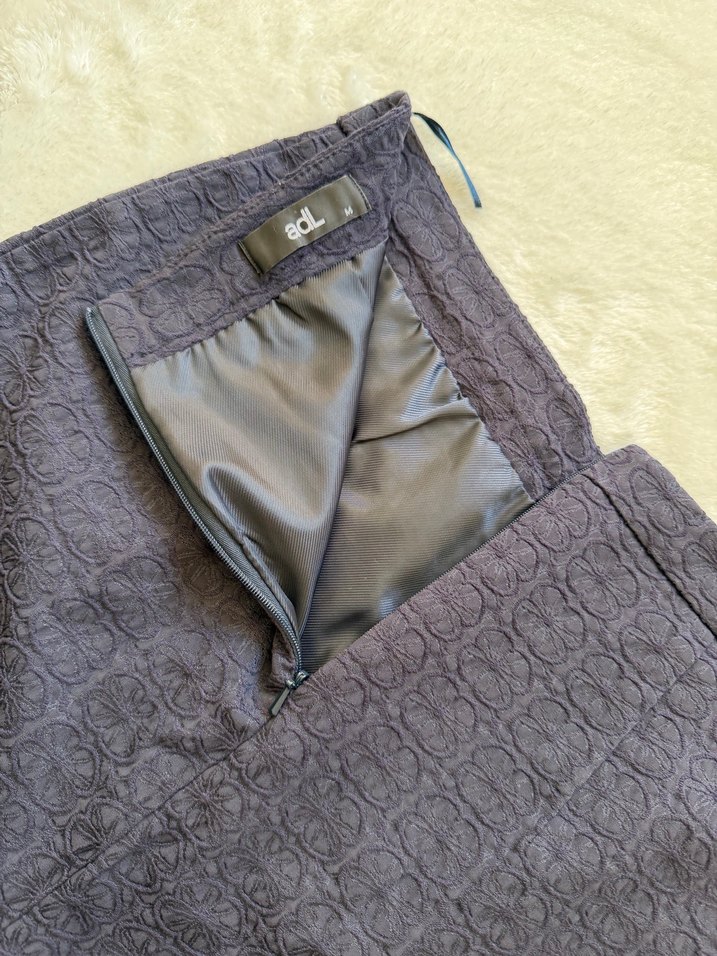 AdL Çiçek İşleme Detaylı Kısa Kalem Etek - Görsel 5