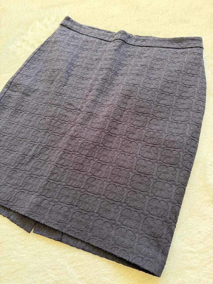 AdL Çiçek İşleme Detaylı Kısa Kalem Etek - Görsel 3