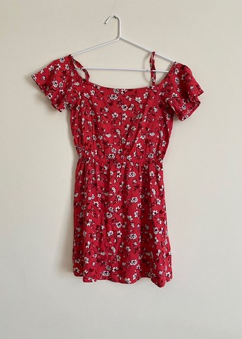 H&M Çiçekli Kadın Mini Elbise - Görsel 2