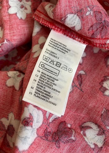 H&M Çiçekli Kadın Mini Elbise - Görsel 6