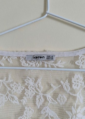 Koton Çiçekli Dökümlü Dantel Pareo - Görsel 7