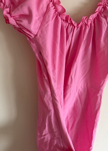 Tr Carmen Yaka Fit Mini Elbise - Görsel 8