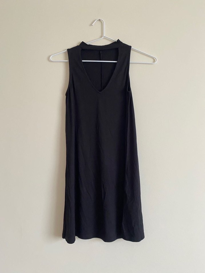 Pull&Bear V Yaka Kadın Mini Elbise - Görsel 2