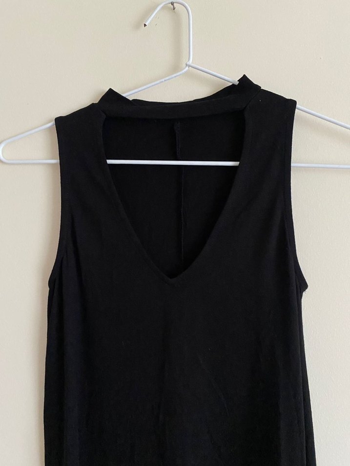 Pull&Bear V Yaka Kadın Mini Elbise - Görsel 4