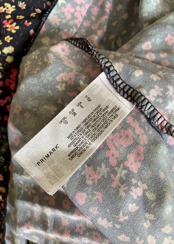 Primark Piliseli Çiçekli Mini Elbise - Görsel 8