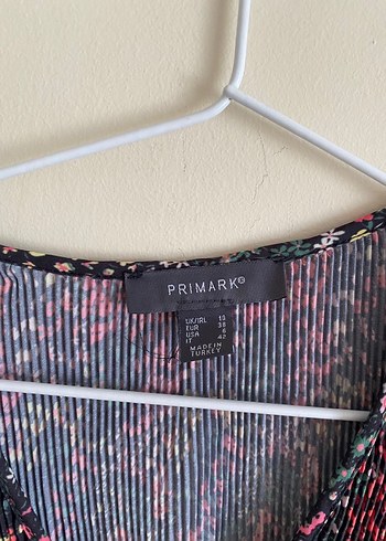 Primark Piliseli Çiçekli Mini Elbise - Görsel 6