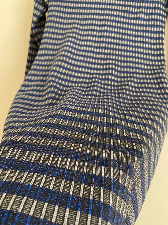 Dekolteli Taş Baskılı Simli Mini Elbise - Görsel 5