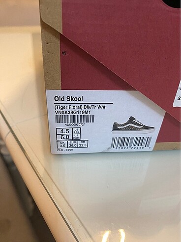 36 Beden siyah Renk vans ayakkabı