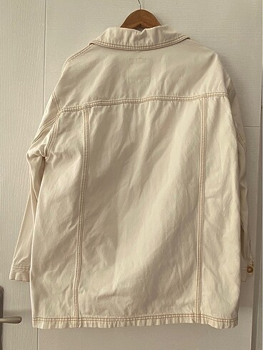 l Beden Pull&Bear uzun kot ceket