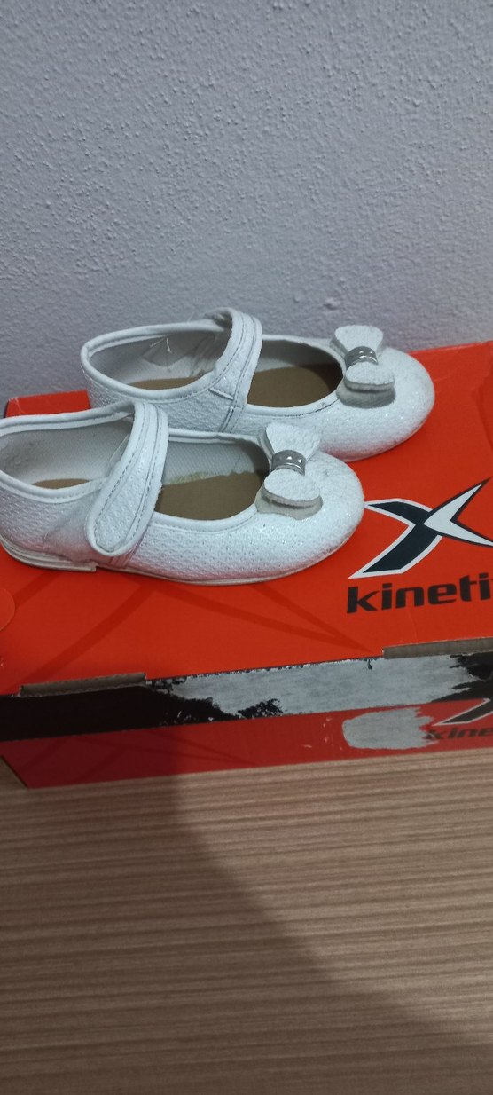 Kız Çocuk Beyaz Babet Ayakkabı - Görsel 2