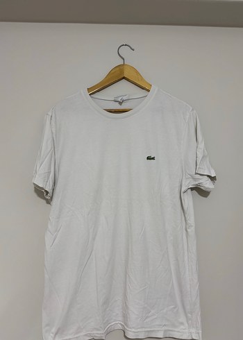 Lacoste Beyaz Basic Tisort