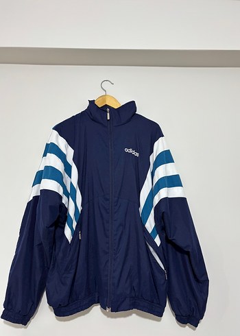 Adidas Lacivert Retro Spor Ceket