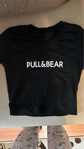 Siyah Pull&bear tişört