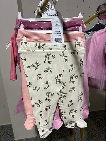 Kız bebek tek alt 3 lu set