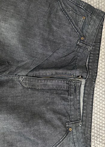 Gri erkek kot  Pantolon - Görsel 3