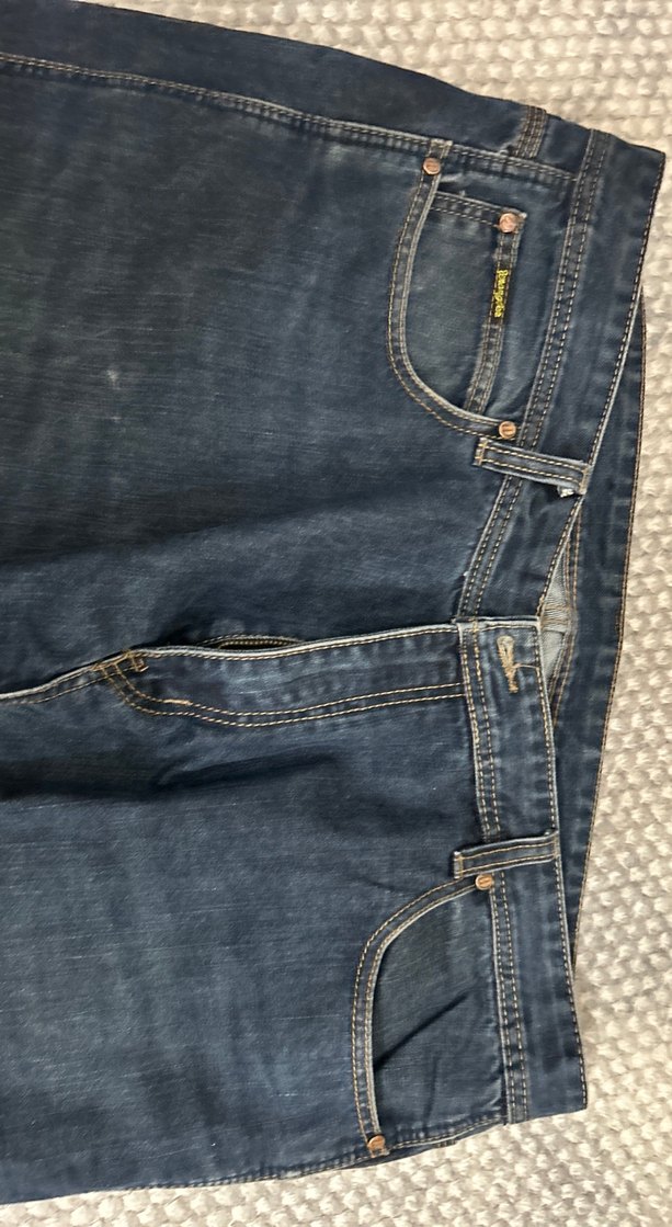 Bol Kesim Midi Boy Mavi Kadın Kot Pantolon - Görsel 3