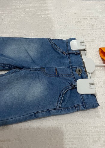 Turuncu Baskılı Kısa Kollu Erkek Bebek Takım - Görsel 2