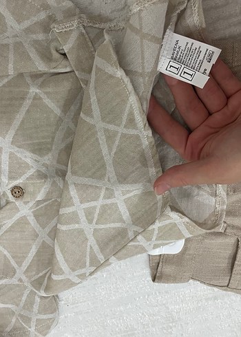 Bej Kısa Kollu Erkek Bebek Takımı - Görsel 3