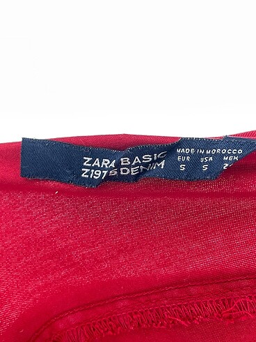 s Beden kırmızı Renk Zara Bluz %70 İndirimli.