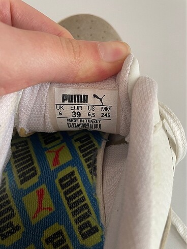 39 Beden kahverengi Renk Puma Spor Ayakkabı