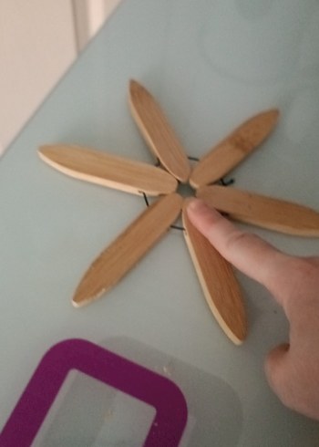 Ahşap Mini Dekoratif Ağaç görünümlü nihale - Görsel 2