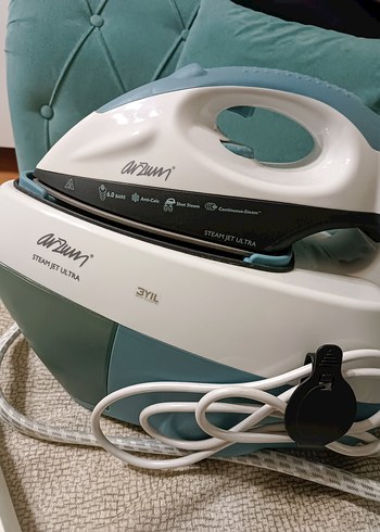 Arzum Buharlı Ütü Beyaz Gri - Görsel 6