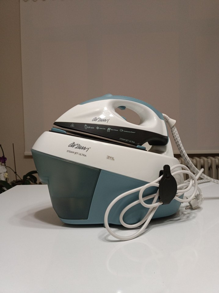 Arzum Buharlı Ütü Beyaz Gri - Görsel 4