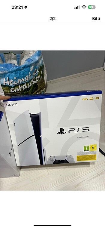 SIFIR KAPALI KUTU PLAYSTATİON 5 SLİM 1 TB