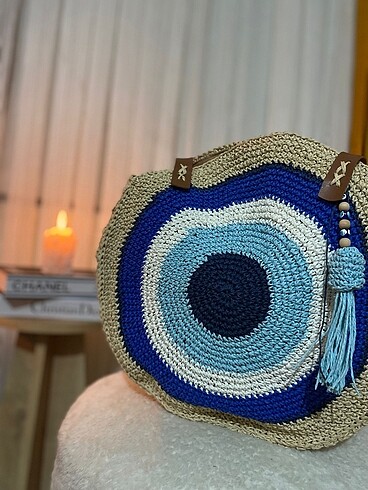 Nazar boncuklu çanta - Görsel 2