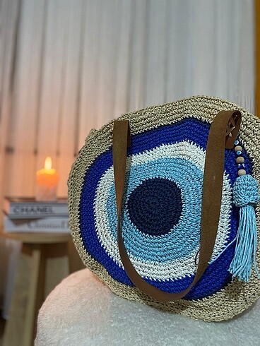 Nazar boncuklu çanta - Görsel 3