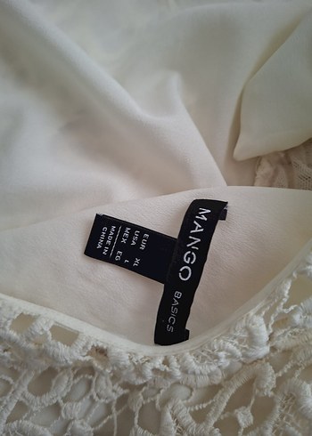 Dantel Detaylı Beyaz Midi Triko Elbise - Görsel 3