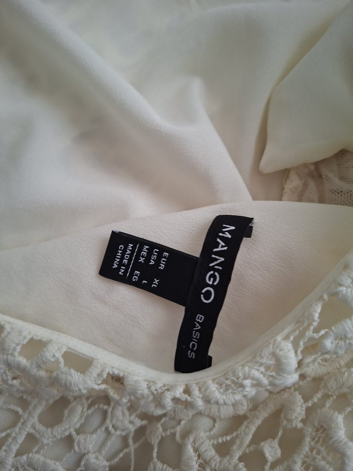 Dantel Detaylı Beyaz Midi Triko Elbise - Görsel 3