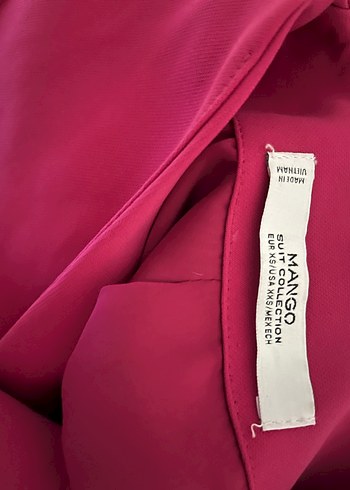 Pembe Kadın Normal Kesim Midi Blazer - Görsel 4