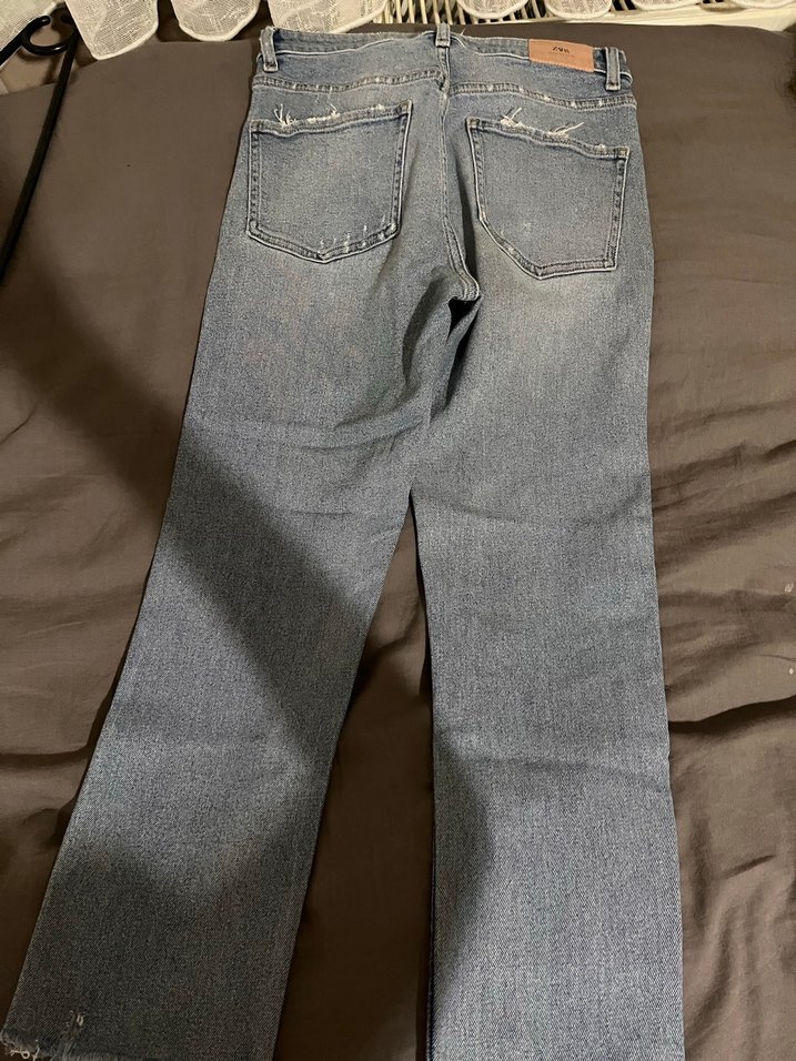 Kadın Normal Kesim Midi Kot Pantolon - Görsel 3