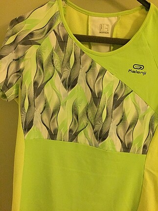 40 Beden yeşil Renk Decathlon spor üst