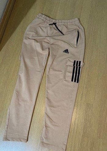 Bej Adidas Erkek Outdoor Eşofman Altı - Görsel 4