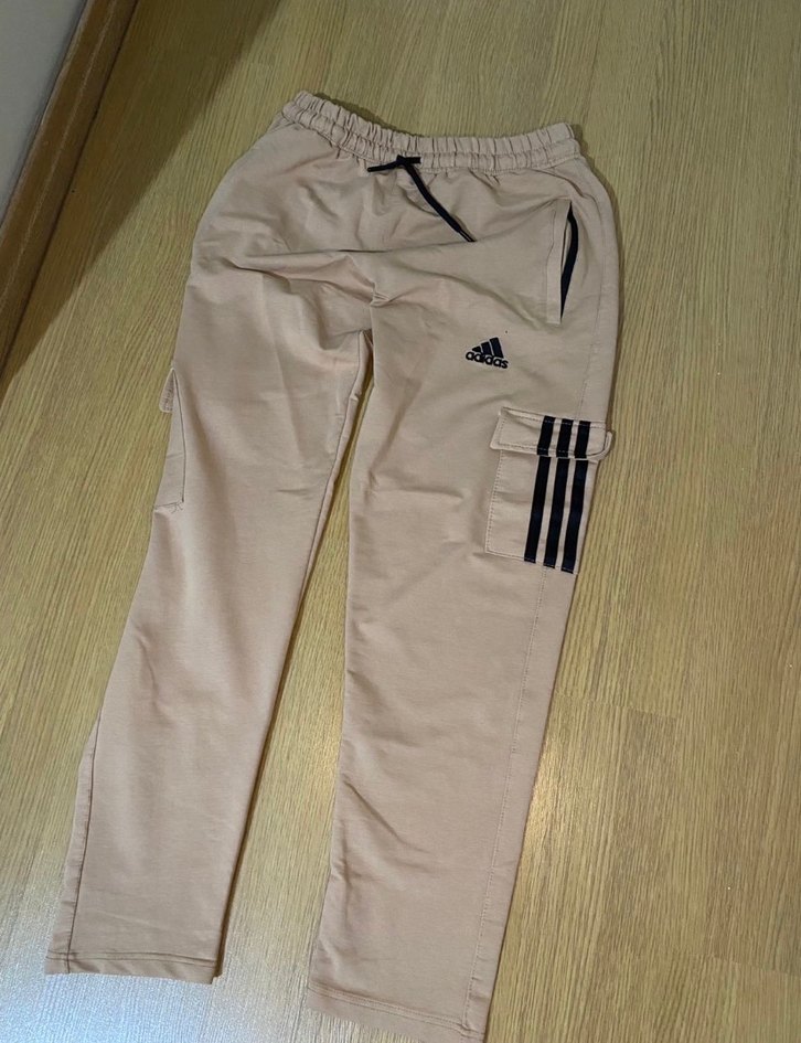 Bej Adidas Erkek Outdoor Eşofman Altı - Görsel 4
