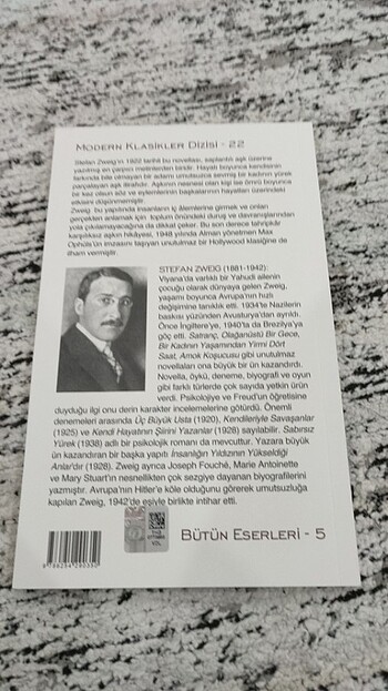  Stefan Zweig - bilinmeyen bir kadının mektubu