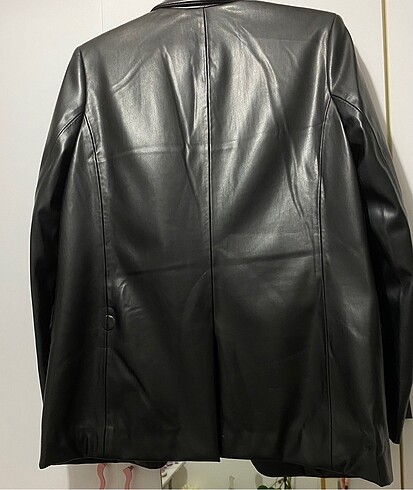 s Beden pull&bear cepli suni deri blazer