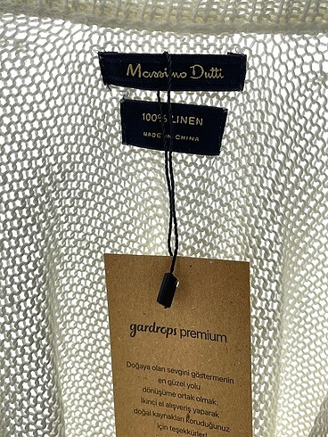 l Beden beyaz Renk Massimo Dutti Kazak / Triko %70 İndirimli.