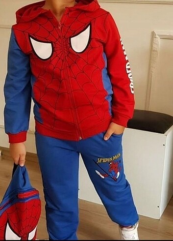 Spiderman Çantalı 3lü takım 