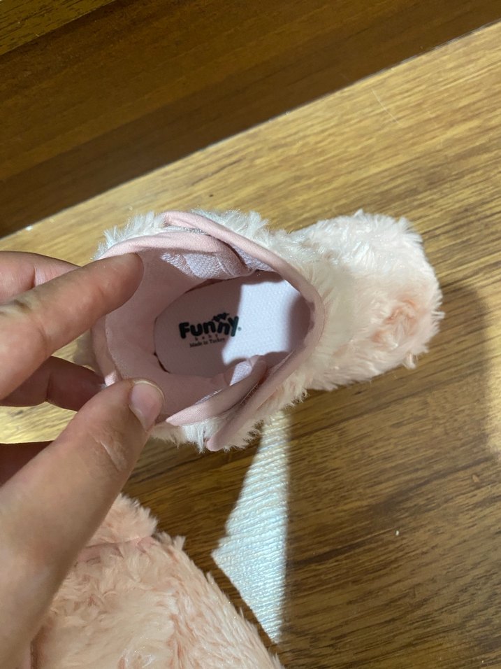 Kızlar için Pembe Kürklü Sıcak Ev Botu - Görsel 5