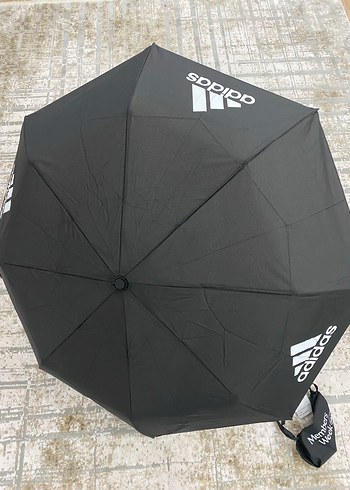 Adidas Siyah Members Week Katlanabilir Erkek Şemsiye Sıfır - Görsel 4
