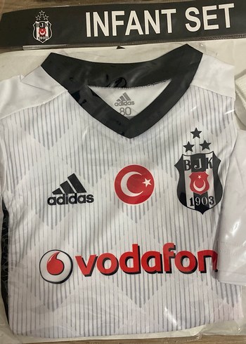 Beşiktaş Bebek Forma Seti Adidas INFANT 1 yaş 80 beden - Görsel 5