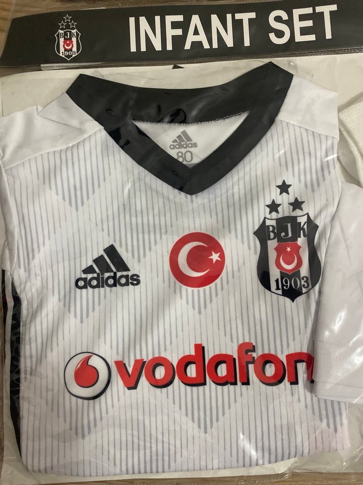 Beşiktaş Bebek Forma Seti Adidas INFANT 1 yaş 80 beden - Görsel 5