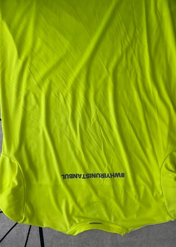 Yeşil Adidas Baskılı Erkek Spor Tişörtü M beden Climalite - Görsel 3