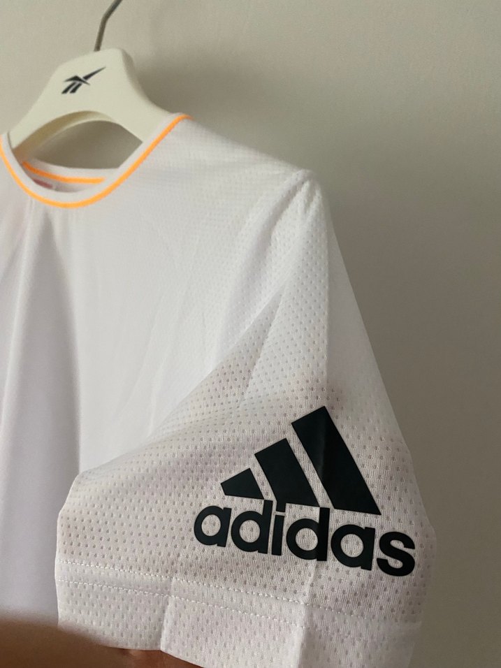 Beyaz Adidas Climacool Erkek Çocuk Tişört - Görsel 3