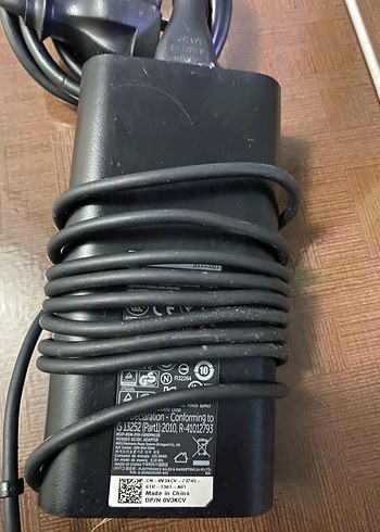 Dell Siyah Dizüstü Şarj Cihazı 90watt Orjinal - Görsel 4