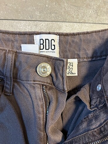 bdg jean kot kahverengi urban outfitters