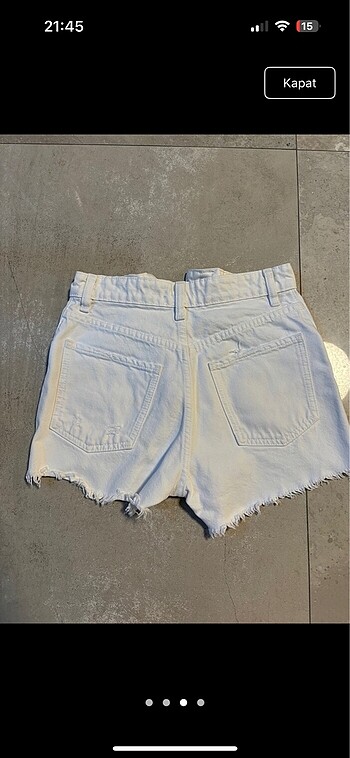 32 Beden zara beyaz kot short pinterest